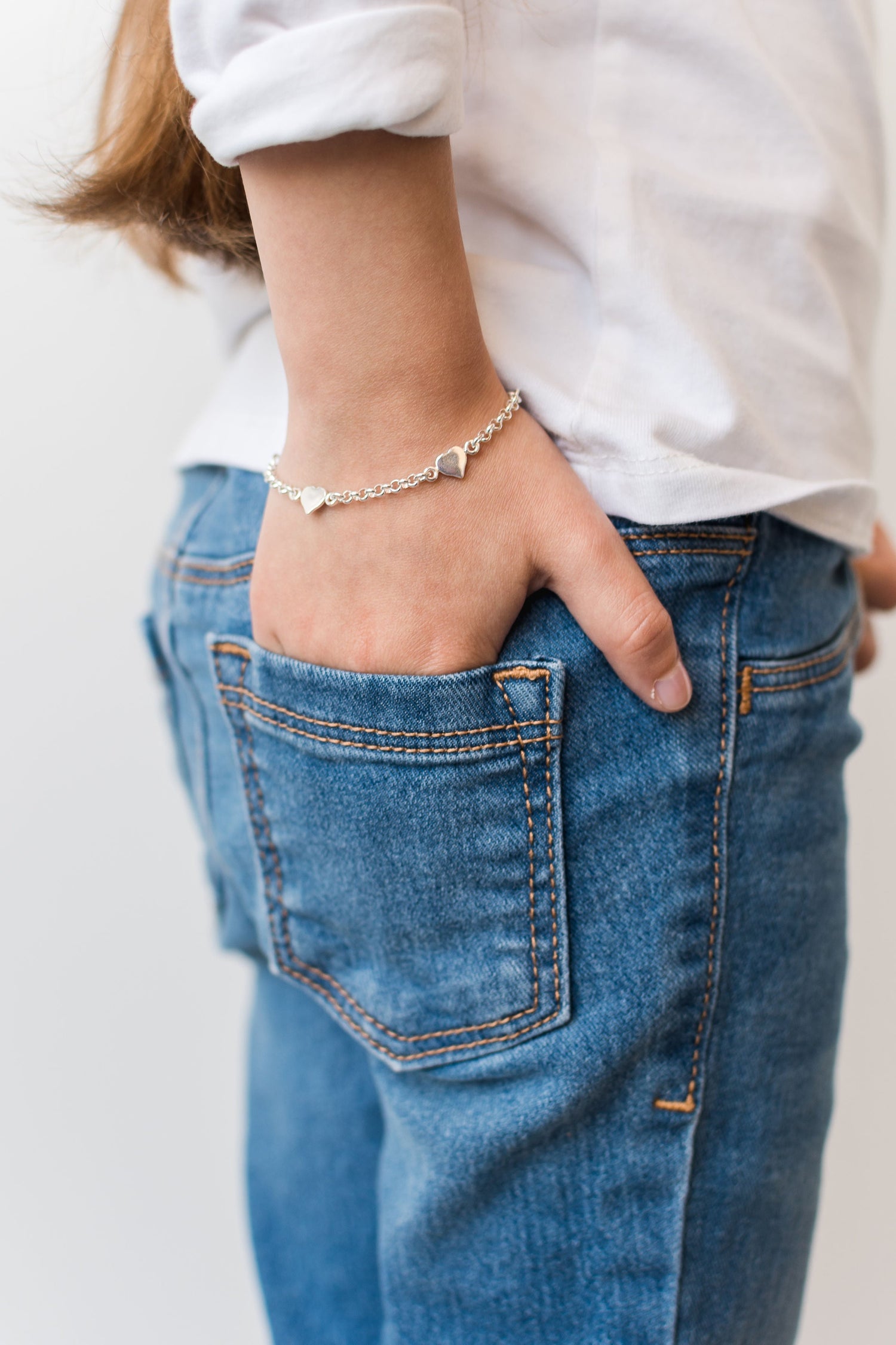 littles heart bracelet