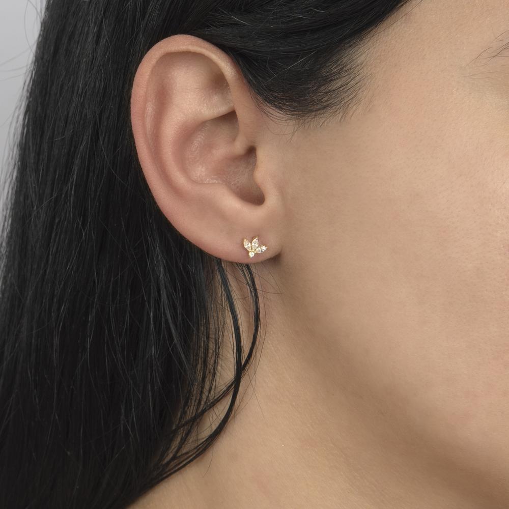 marquee stud earrings