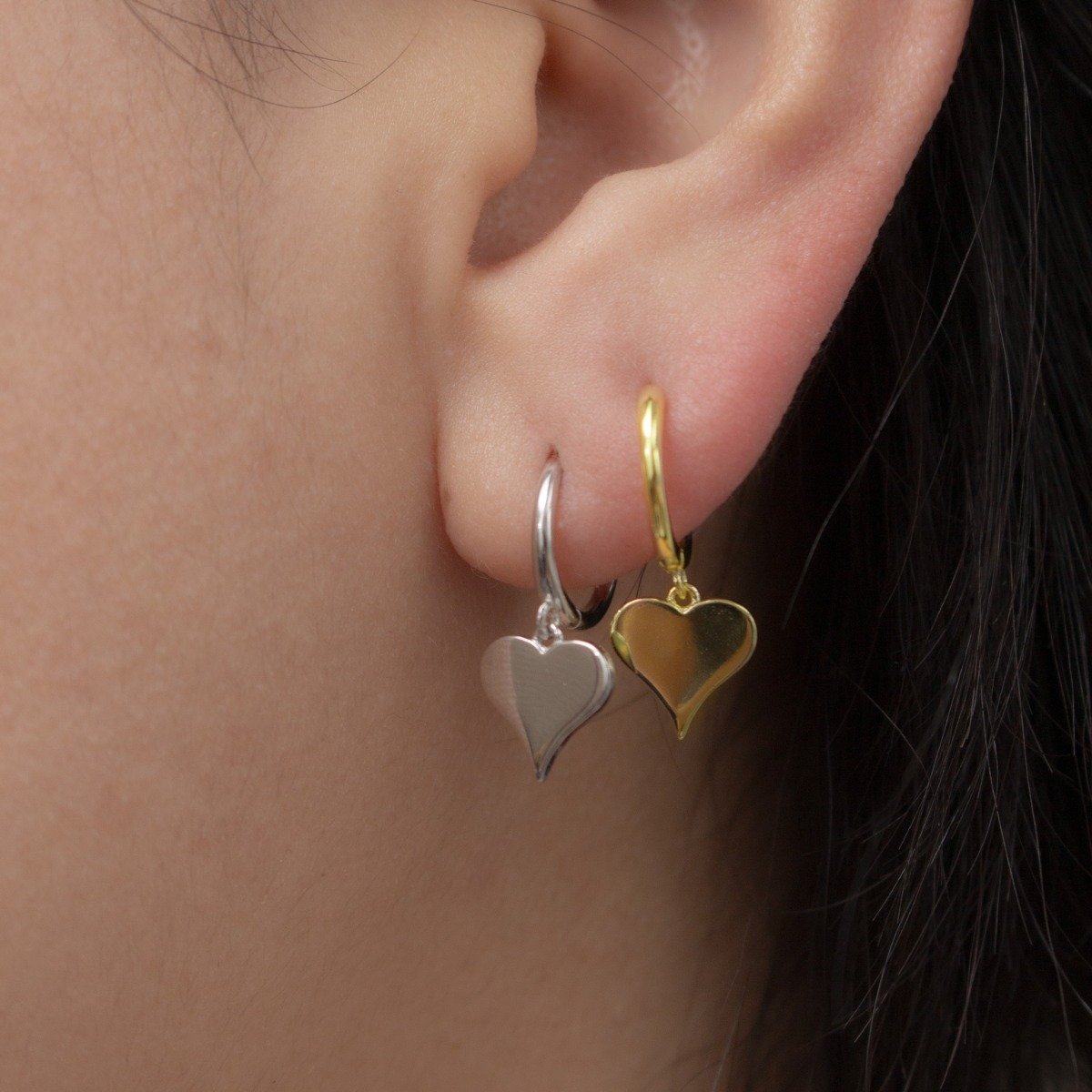 heart earrings