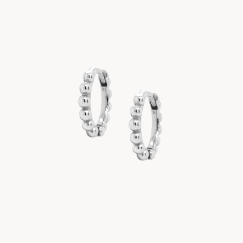 satellite huggie earrings