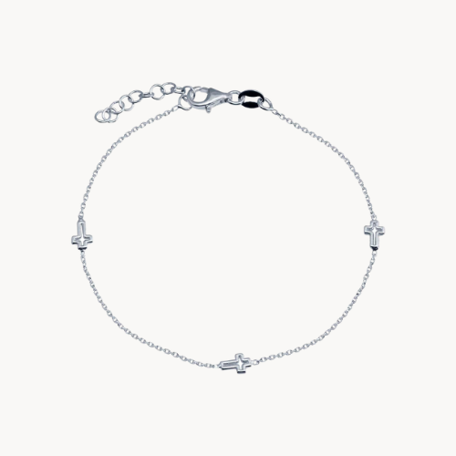 open cross bracelet
