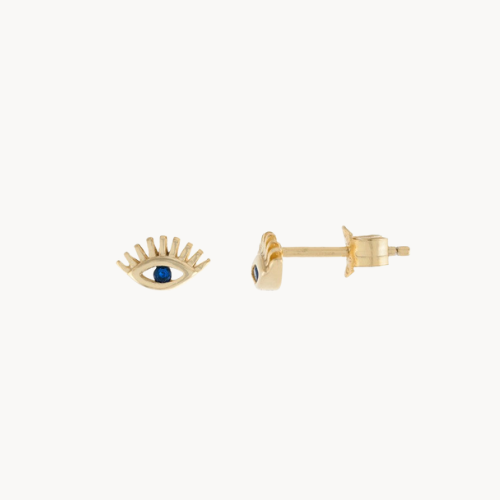 mini eye earrings
