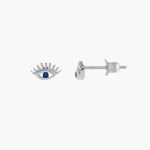 mini eye earrings