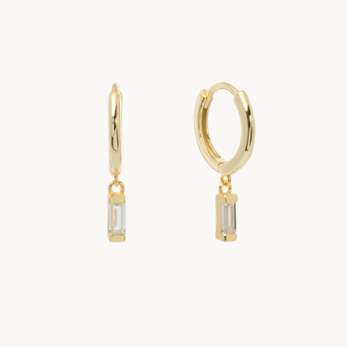 esmerelda huggie earrings