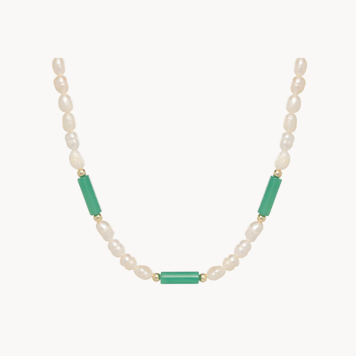 la perla agate necklace