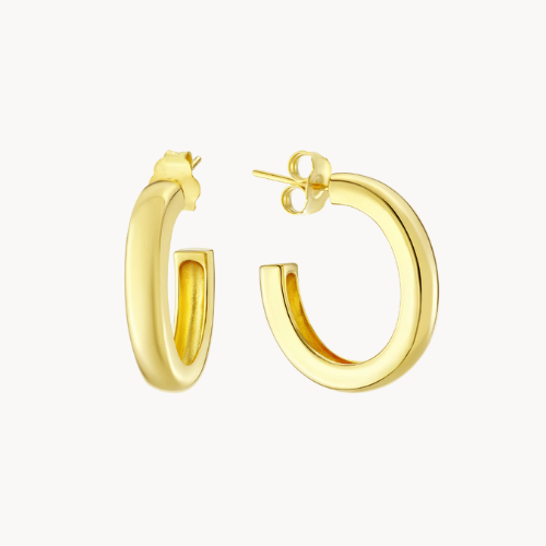 chunky hoop earring