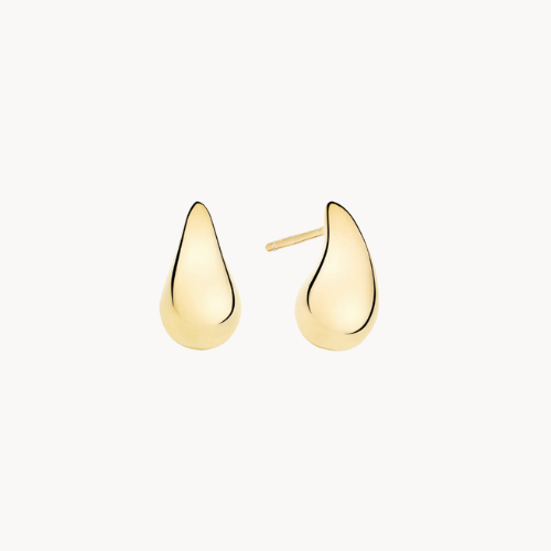 teardrop stud earrings