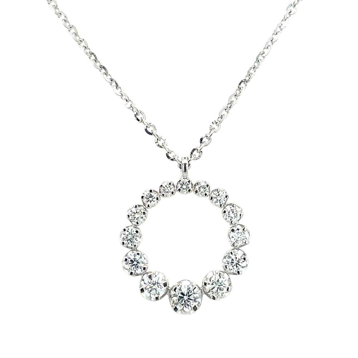 LAB CREATED DIAMOND NECKLACE Brancier Jewellers