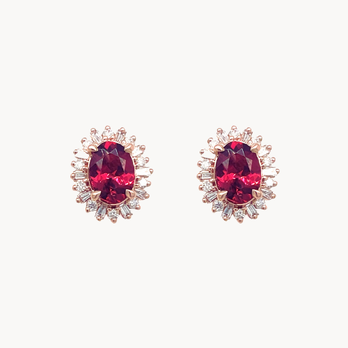 gemstone earrings