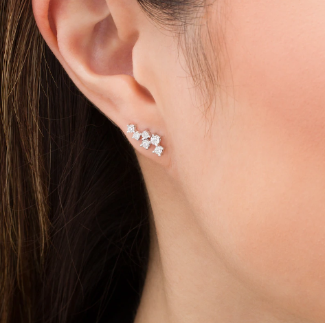 diamond stud earrings