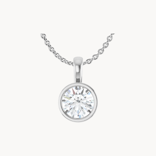 🎁 bezel diamond necklace (100% off)