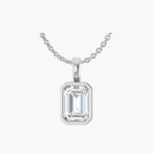 🎁 bezel diamond necklace (100% off)