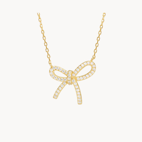 bow necklace