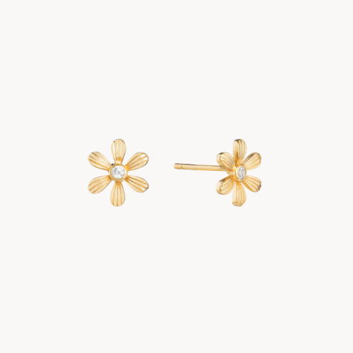 flower stud earrings