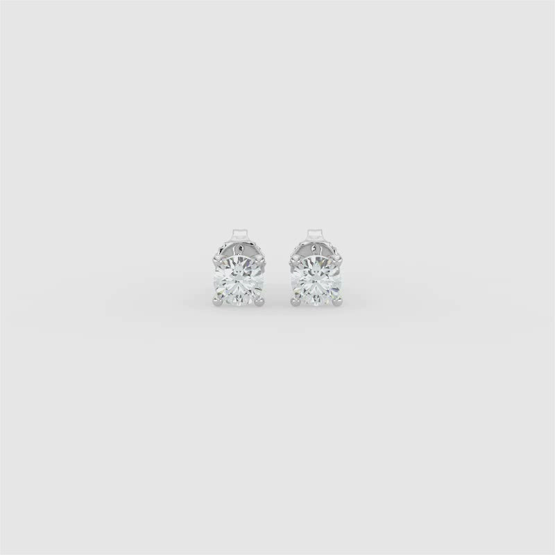 diamond stud earrings